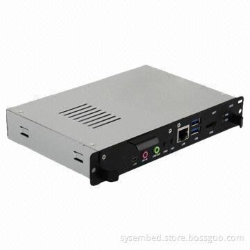 Advertising player card reader with VGA and HDMI independent output